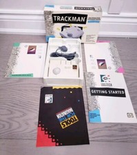 Vintage Logitech Trackman Mouse Track-Ball T-CA1-9F Serial Version 6 picture
