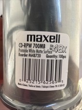 Maxwell Cd-rpw 700mb 100 Pack picture