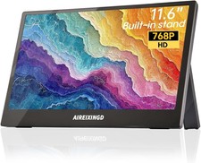 11.6 Inch Portable Monitor 1366x768 HD, Lightweight with Built-in Stand, Type-C/ picture