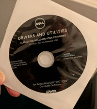 DELL Drivers And Utilities for Reinstalling DELL XPS 8300 Computer Software--NEW picture