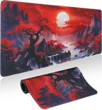 Mouse Pad Gaming - Desk Mat for Keyboard and Mouse - Japanese Red Cherry picture