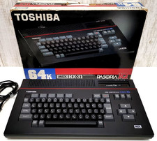 TOSHIBA PASOPIA IQ HX-31 64K MSX HOME Computer with Box used from Japan picture