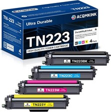 4 Pack Replacement Toner Cartridges TN223 TN-223BK C M Y for Brother HL-L3290CDW picture