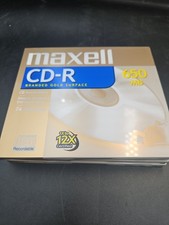 Maxwell CD-R Gold Music 80 Minute 4 Pack in Slimline Jewel Case picture