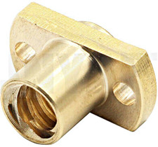 2-PCS QWORK T8 8MM 2MM PITCH NUT for 8MM Z-Axis Lead Screw 3D PRINTER CNC picture