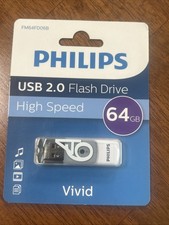 Philips PHMMD64GBVIVIDG 64GB USB 2.0 Vivid Edition Flash Drive - Grey picture