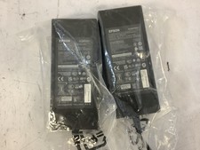 (Lot of 2) Epson M248B 67.2W 240V 1.6A AC Power Adapter/Charger, Black L1B picture
