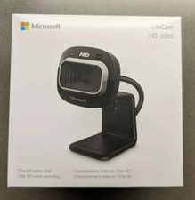 Microsoft LifeCam HD3000 Webcam USB - Black NEW Sealed picture