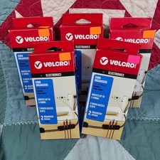Velcro Brand Cord Organizers Electronics Medium Black 5 Pack 10 Total Units picture