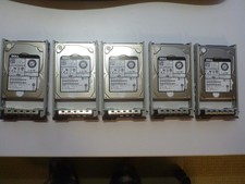 Lot of 5 - Dell 1.8TB 10K SAS 12Gbps 2.5HDD 02TRM4 AL14SEB18EQY 14G Caddy Wiped picture