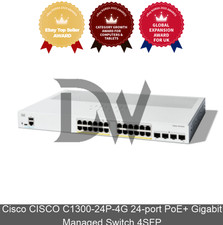 Cisco CISCO C1300-24P-4G 24-port PoE+ Gigabit Managed Switch 4SFP picture