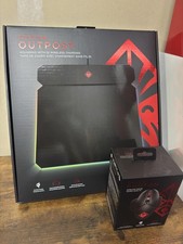 HP Omen Outpost Qi Wireless Charging Mouse Pad and HP Omen Photon Gaming Mouse picture