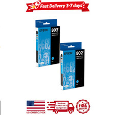 2 pack epson 802, cyan ink cartridges picture