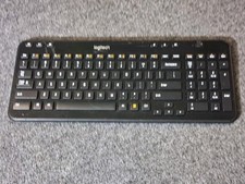 Logitech K360 Black Compact Wireless Keyboard No Receiver Replacement Preowned picture