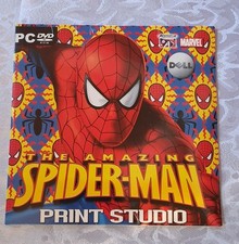 Spider-Man Print Studio DELL 2007 Sealed PC DVD ROM, Amazing Spider Man Marvel picture