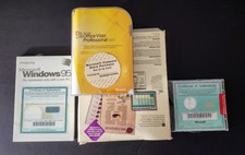 Microsoft Windows 95 Works Money 3.0 Office Visio 2007 4X combo SEALED COA'S picture