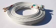 HDTV Component Video Digital V Triple 3-RCA Shielded 6FT DVD Premium Gold White picture