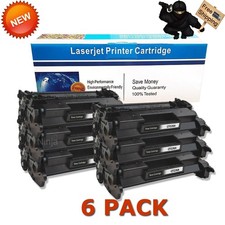 6 Pack CF226A High Yield Bk Toner for HP 26A LaserJet Pro M402dn M402n M426fdw picture