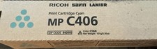 New Ricoh Savin Lanier MP C406 Cyan Toner Print Cartridge 842092 picture