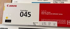Lot of 2 Canon CRG045Y 045H Yellow Toner Cartridge oem original picture