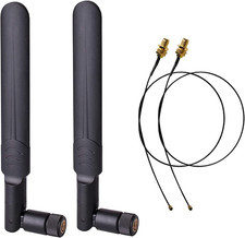 2 X 8Dbi 2.4Ghz 5Ghz 5.8Ghz Dual Band Wifi RP-SMA Male Antenna | 2 X 35CM picture