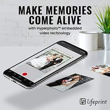 LIFEPRINT 2X3 PORTABLE PHOTO AND VIDEO PRINTER FOR IPHONE AND ANDROID. -  BLACK picture