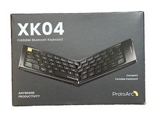 ProtoArc XK04 Foldable Bluetooth Wireless Portable Compact QWERTY Keyboard New picture