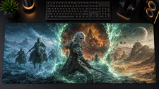 The Witcher 3 XXL Gaming Mouse Pad Geralt Ciri Wild Hunt Desk Mat picture