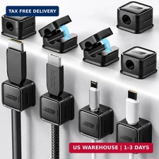 8 Pack Cord Organizer Holder, Strong Adhesive Desk Cable Management Magnetic Eas picture
