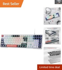 K668 Gemini Eclipse 108-Key Hot-Swap RGB Keyboard for Enhanced Gaming Experience picture