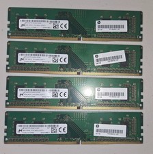 *Lot of 4* Micron 4GB DDR4-2400 MTA4ATF51264AZ-2G3B1 Desktop RAM Stick 16GB Kit picture