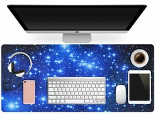 Extend Large Galaxy Gaming Mouse Pad Non-Slip Keyboard Mat For Laptop Computer picture