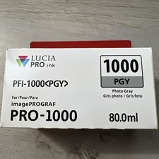 Canon PFI-1000 PGY LUCIA PRO Photo Gray Ink Tank (80ml) picture