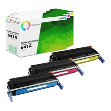 TCT 3PK 641A Color Toner Set C9721A C9722A C9723A For HP Color LaserJet 4600 picture