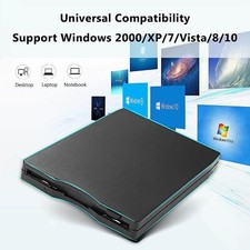USB 2.0 3.5 inch Portable External Floppy Disk Drive 1.44Mb Reader FDD PC Laptop picture