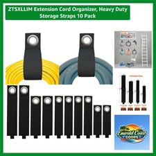 Durable 10 Pack Nylon Straps - Efficient Extension Cord Organization Solution picture