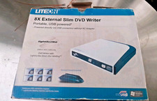 Liteon 8x  External Slim DVD/CD Writer eSAU208 White Box Manual picture