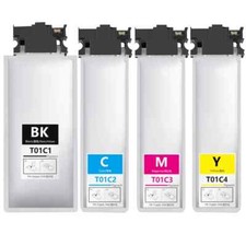 T01C1-T01C4 Compatible Ink Bag for Epson WF-C529R WF-C579R Printer 1set picture