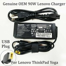 Genuine 90W Charger Adapter ForThinkPad X1 Carbon T440 E431 G410 45N0237 45N0236 picture