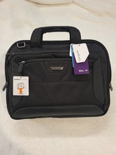 Targus 14 Traveler Briefcase TSA Check Point Frendly Black Laptop Bag New picture