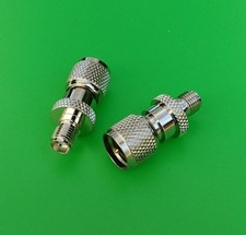 (2 PCS) SMA Female to Mini-UHF Male Connector - USA Seller picture