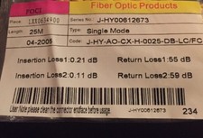 25M Single-Mode Fiber Optic Cable T4 picture