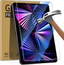 2 Pack Anti Blue Light Screen Protector for iPad Pro 11, 9H Hardness, HD Clarity picture