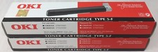 OKI 40815604 TYPE 5-F GENUINE BLACK TONER OKIFAX 5700/5900 5750/5950 (X 2PCS) picture