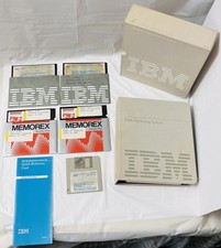 IBM DOS 3.30 Binder Manual Disk Set 1987 Slipcase 5 Floppies Vintage picture