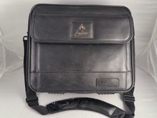 Vintage Targus Laptop Bag Leather Case Rare Early America Online AOL Advertising picture