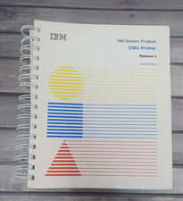 VTG 1984 IBM VM/SP CMS Primer Release 4 Mainframe Computer Manual SC24-5236-2 picture