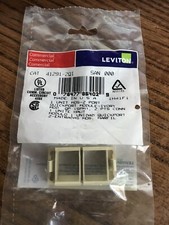 Leviton - 41291-2QI -  2 Port Quickport Module - Ivory   picture