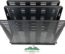 RACK SOLUTIONS, LOT OF 3, 2USHL-022HALF-13DV 2-POST VENTED SHELF 13
