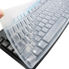 Clear Ultra Thin Silicone Keyboard Cover Skin For Logitech MK370 MK270 picture